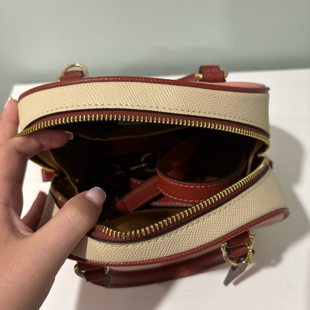 Coach Pink block color Satchel - Picture 4 of 6